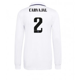 Herren Fußballbekleidung Real Madrid Daniel Carvajal #2 Heimtrikot 2022-23 Langarm